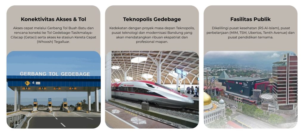 Tiga Episentrum Infrastruktur